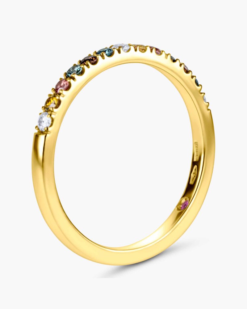 Ring from Tre Systrar by Wilhelm Pettersson called Rainbow Sparkle